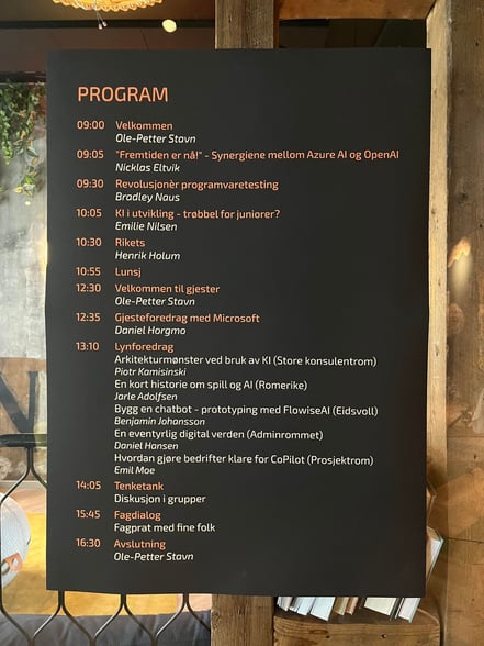 Internkonferansen program