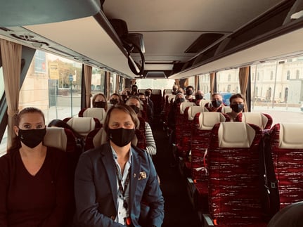 bspoke på bussen til Kragerø