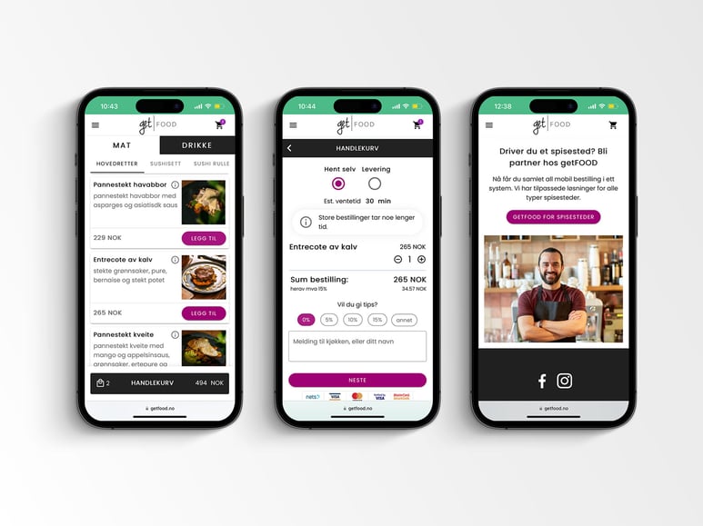 GetFood-iphone-bestilling